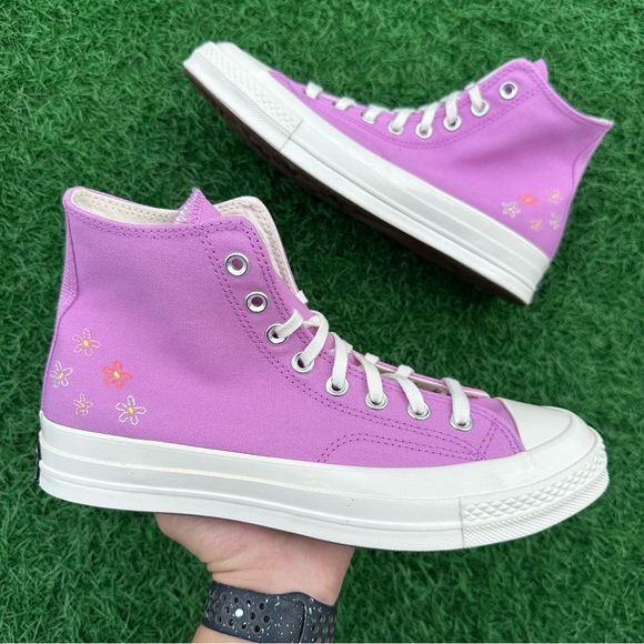 Converse Chuck 70 Hi Little Flowers Grape Fizz / Egret - Picture 4 of 13